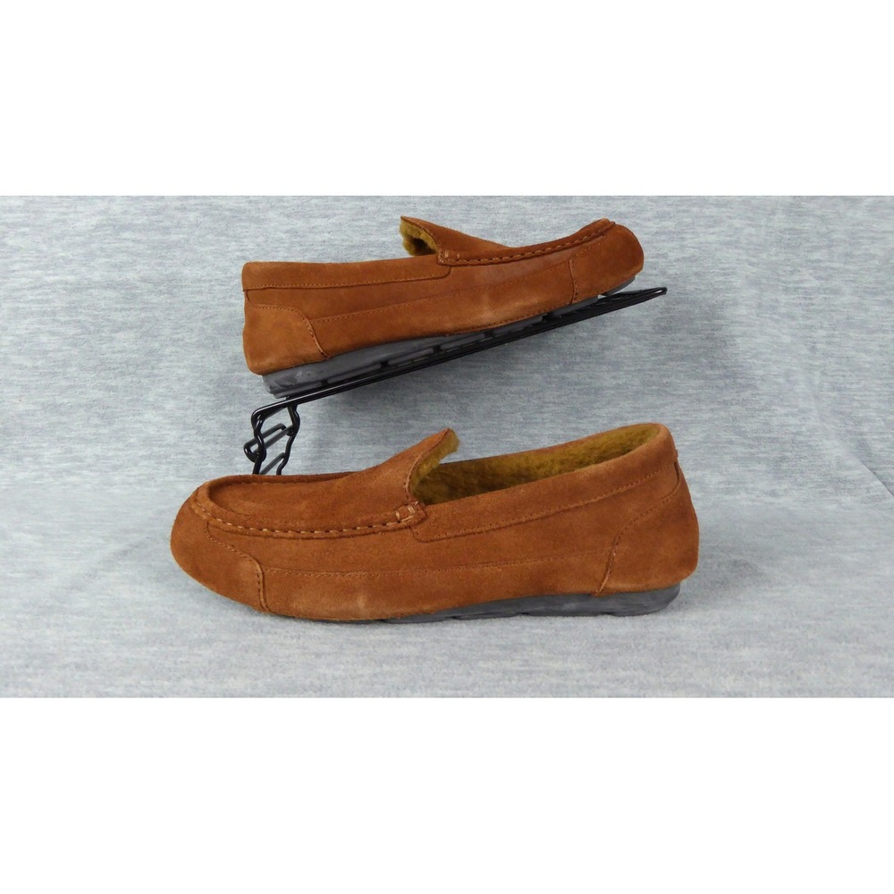 Samuel Hubbard Hubbard Dreams Slippers Mens 8.5 Nutmeg Suede Wool Drivers